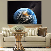 Toile - Blue Planet